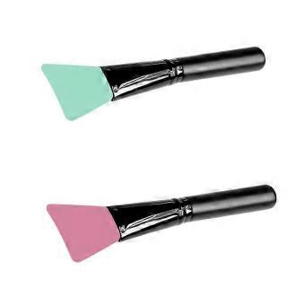 2pc Silicone Brush Diy Makeup Brush Tool Flat Stick Silicone-brnv