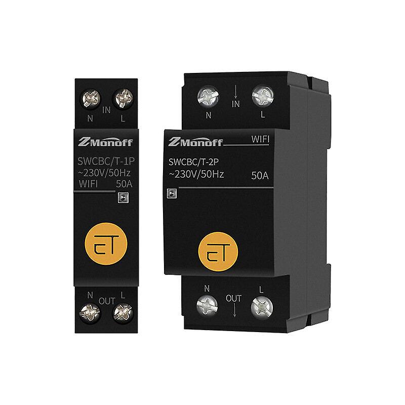 Wifi Smart Circuit Breaker Wireless Remote Air Switch Voice Controller Mobile Phone Remote Control Switch,1p/2p/4p 50/63a