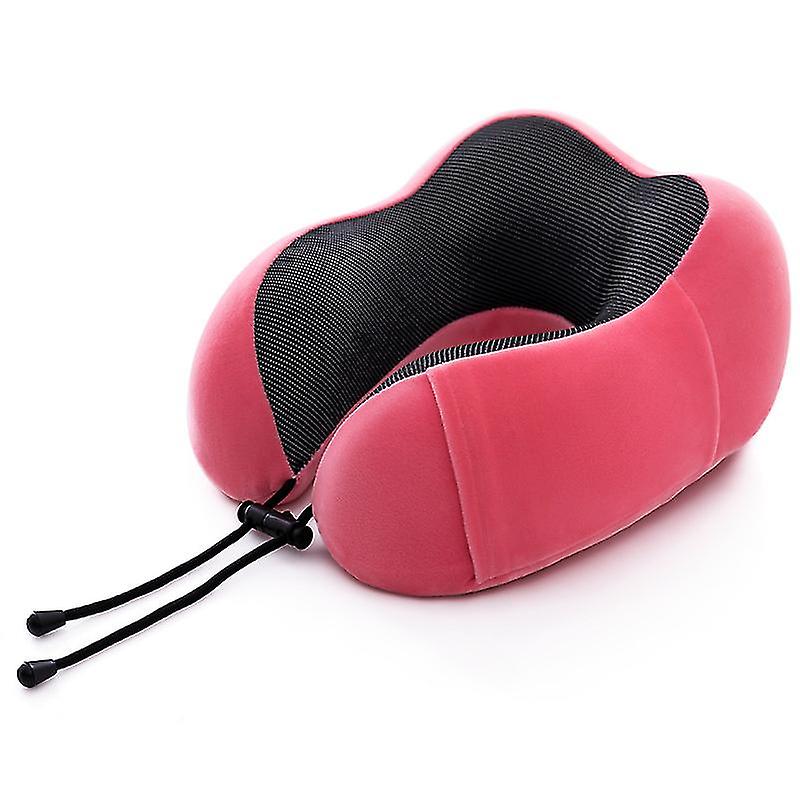 U Shaped Memory Foam Neck Pillows Soft Slow Rebound Travel Pillow Solid Neck Bedding