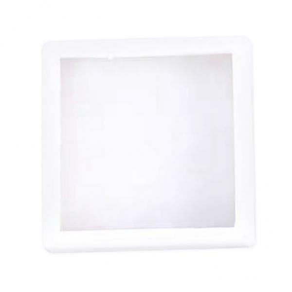 6xAcryl Schmuck Display Lose Diamant Perlen Organizer Vitrine 3x3cm Weiß