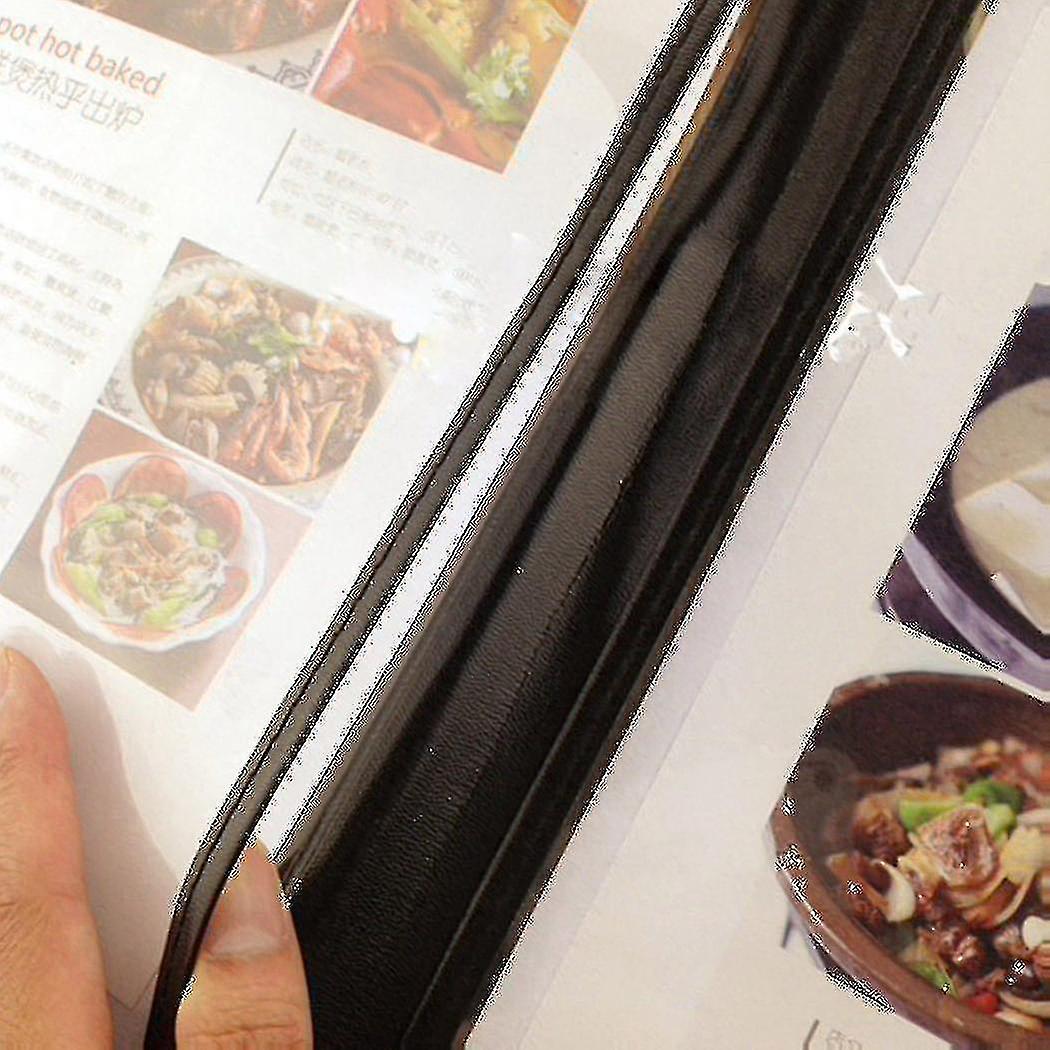 2x Transparent Restaurant Menu Covers For A4 Size Book Style Cafe Bar 6 Pages 12 View
