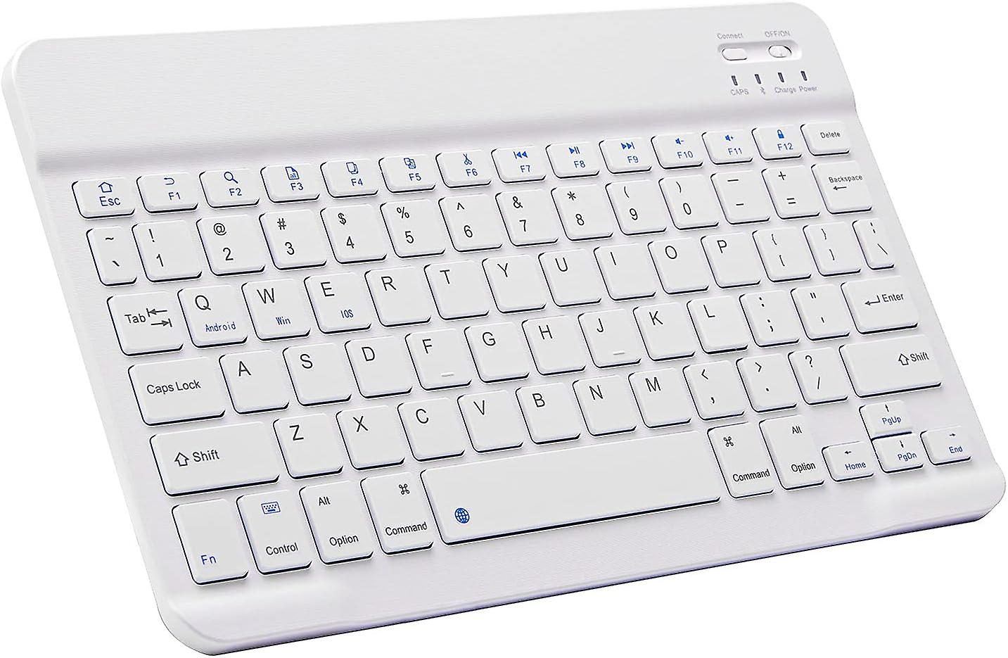 Bluetooth Keyboard, Ultra-Slim Rechargeable Wireless Bluetooth Keyboard compatible with iOS