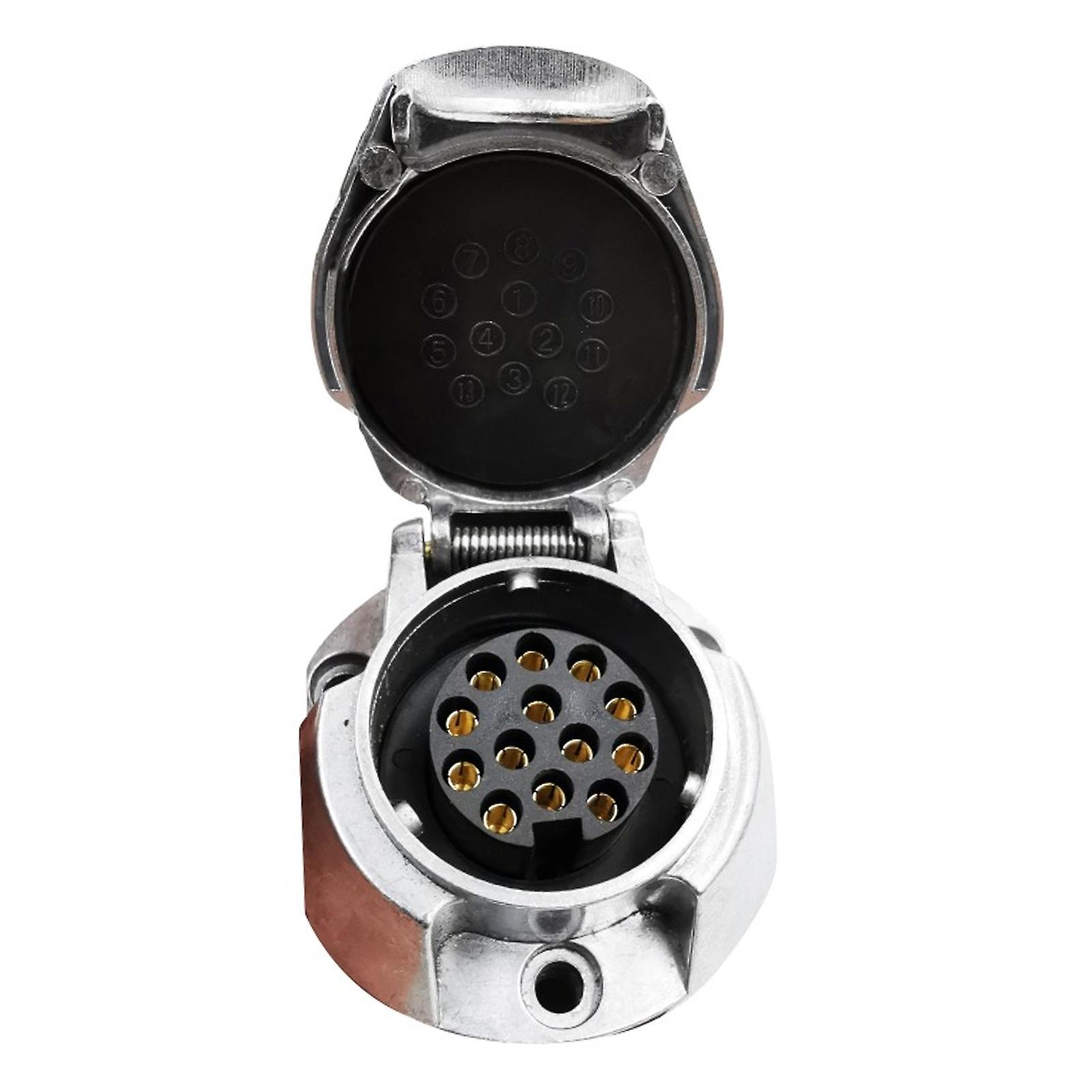 Female Trailer Connector Safe 13 Pin Trailer Socket For Eu Standard