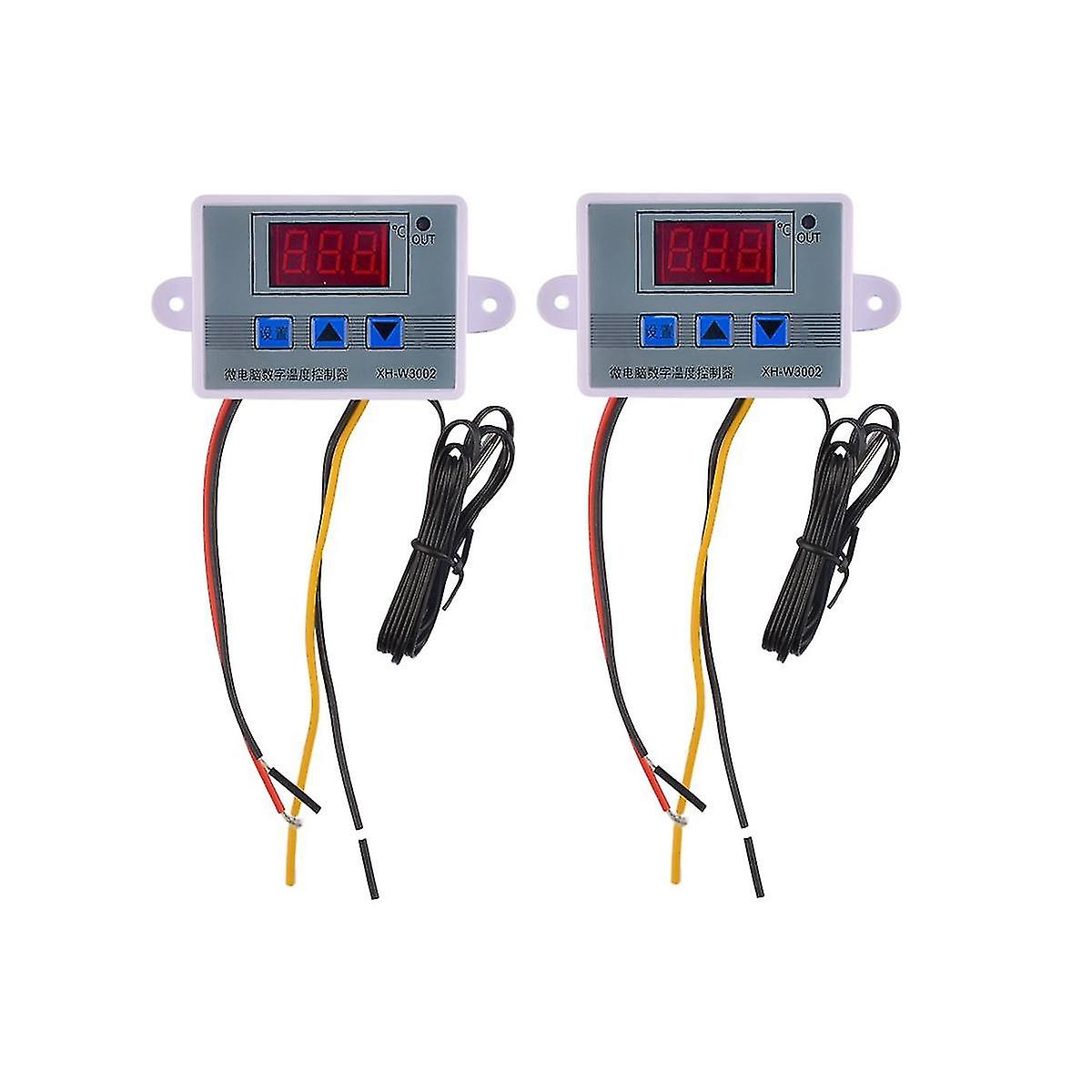 2buc W3002 Digital Temperature Controller Microcomputer Termostat termoreglare căldură rece temper