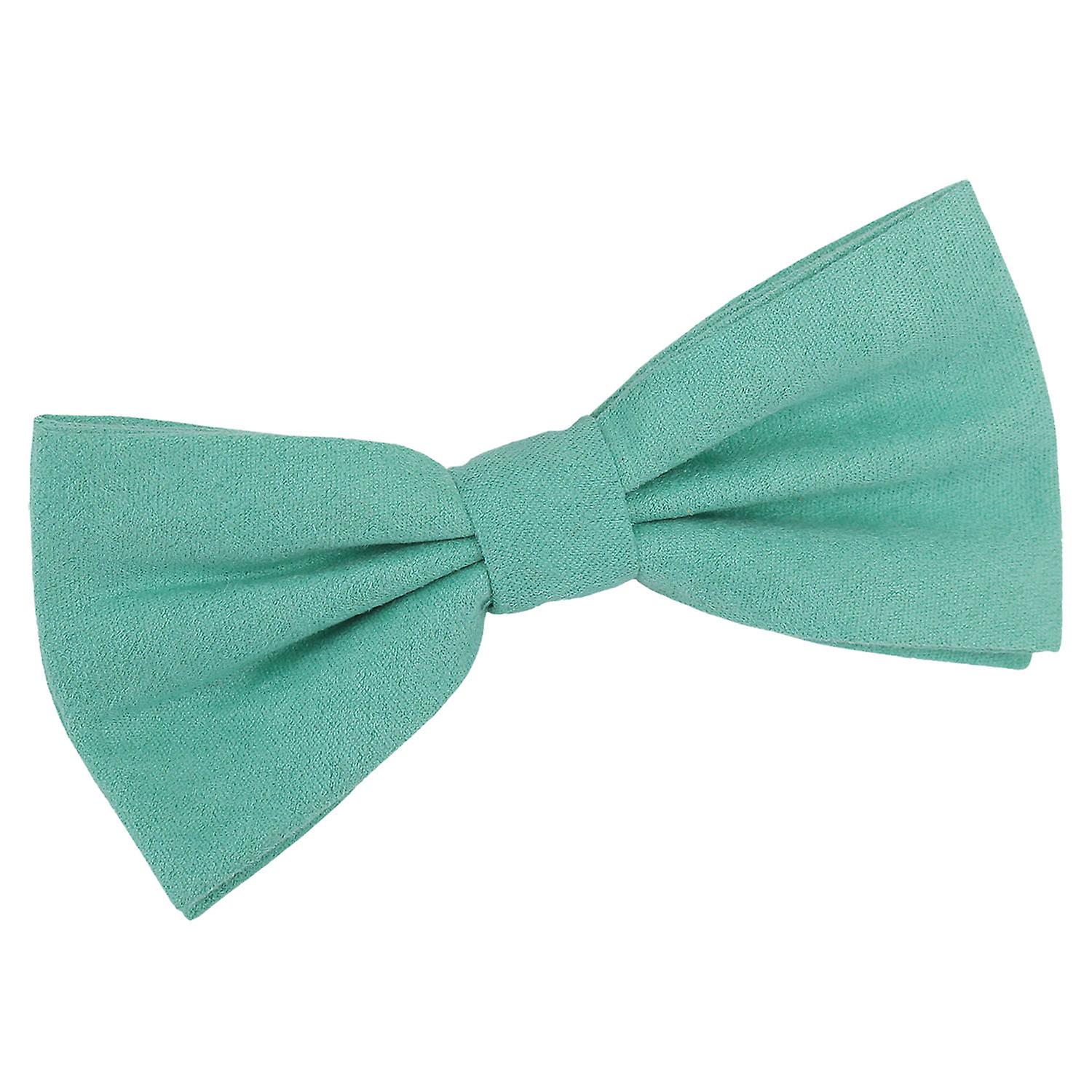 Neo Mint Suede Pre-Tied Bow Tie