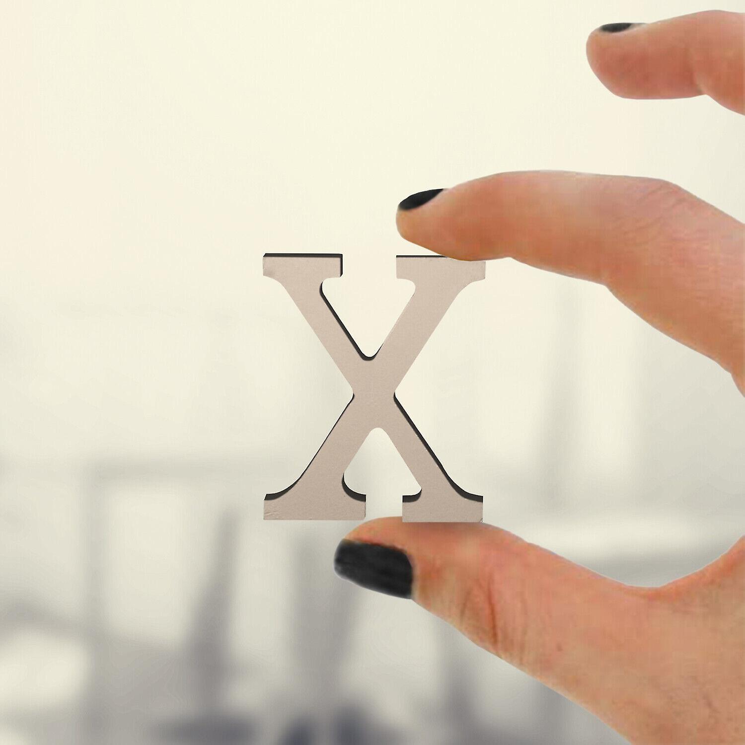 Standing Wooden X Letters Alphabets