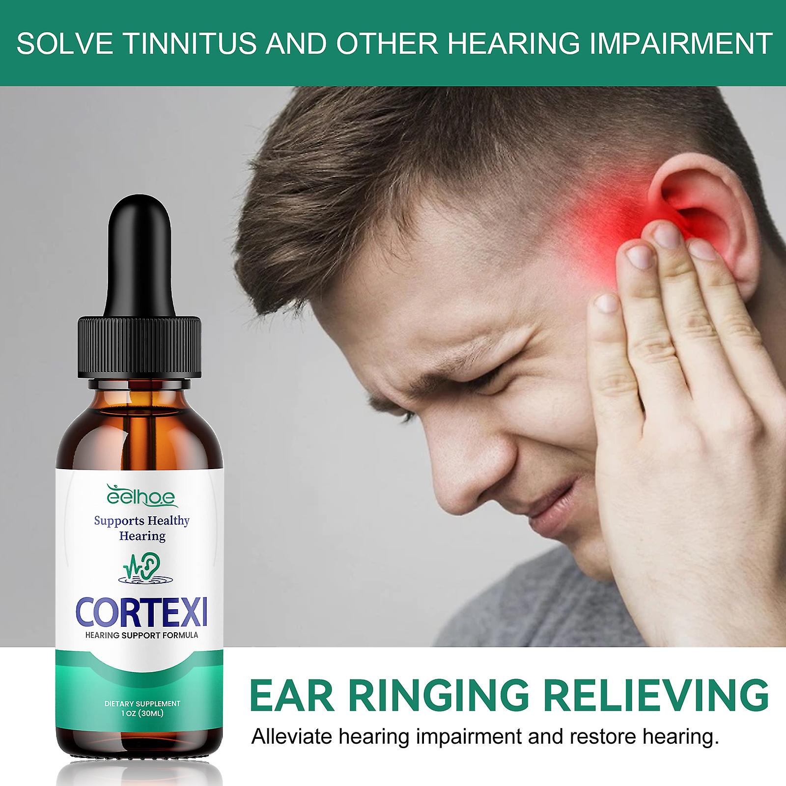 Hearing Support Healthy Eardrum 3 Pcs 30ml Ear Drops for Ear Health
