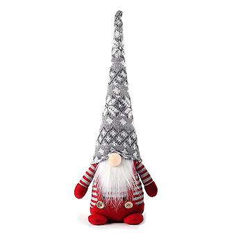 Christmas Long Hat Swedish Gnome Santa Plush Toys For Doll Ornaments Holiday Dec