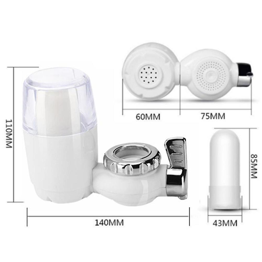 Kitchen Faucet Water Purifier, Washable Ceramic Percolator, Replacement Filter
