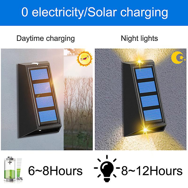 Decoration Solar Garden Lights Color Changing Waterproof Wall Lamp Solar Light