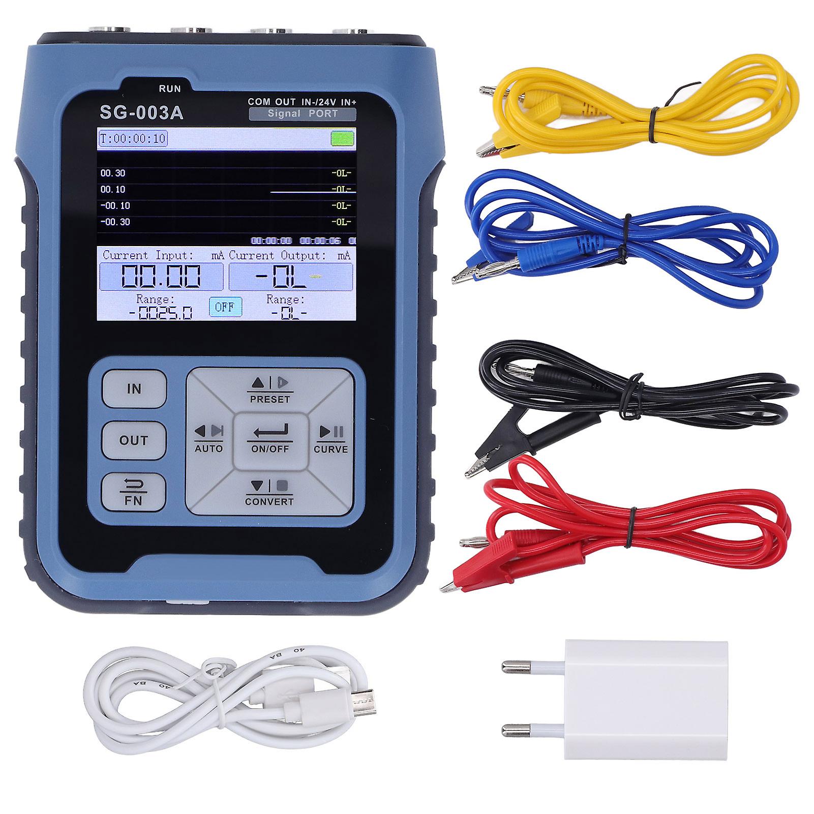 Signal Source Generator 2.4in Digital Display, Multifunctional Voltage Frequency Generator for Lab Testing and Electronic Projects