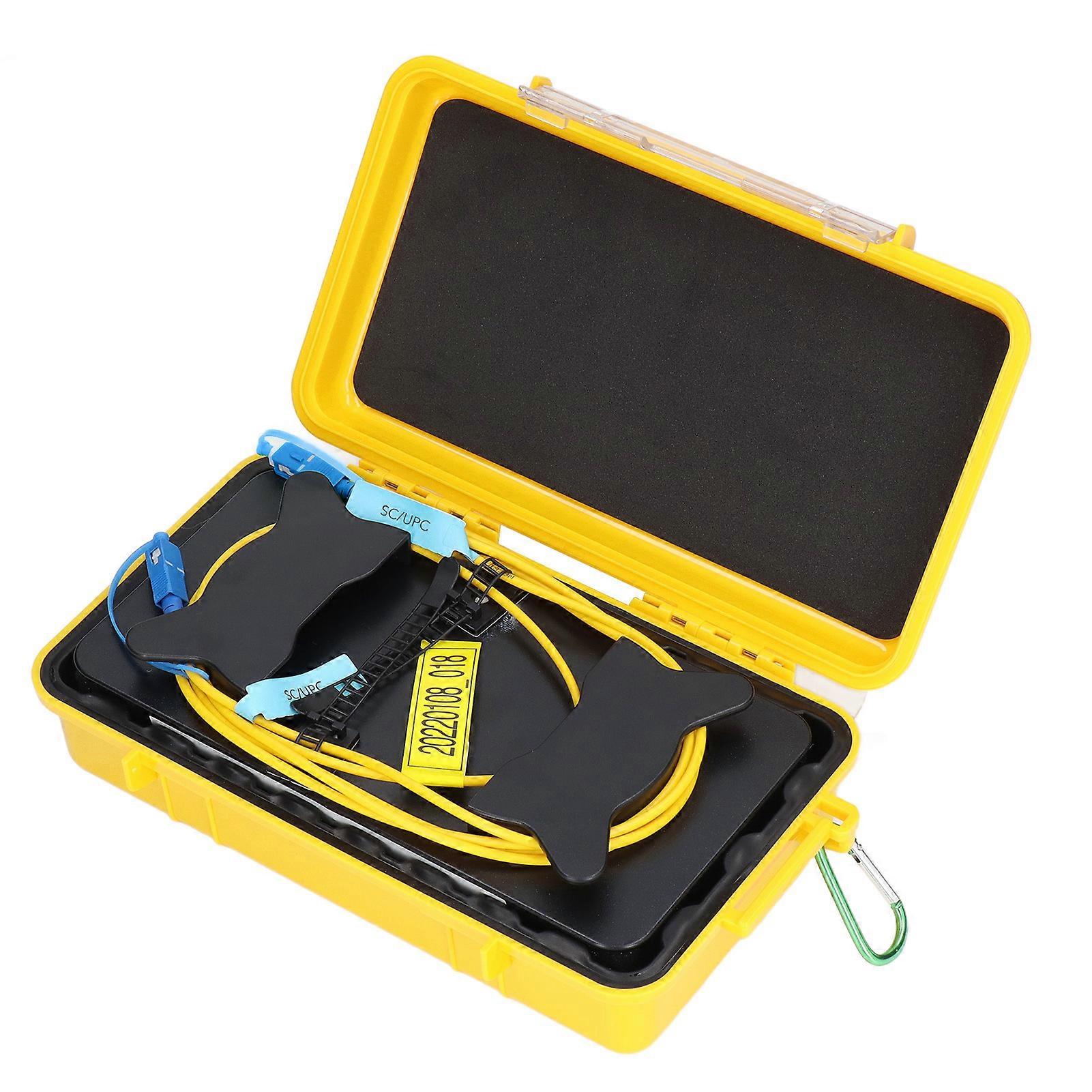 Optical Fiber Test Extension Cord OTDR Launch Jumper Cable Box Single Mode 2000 Meter