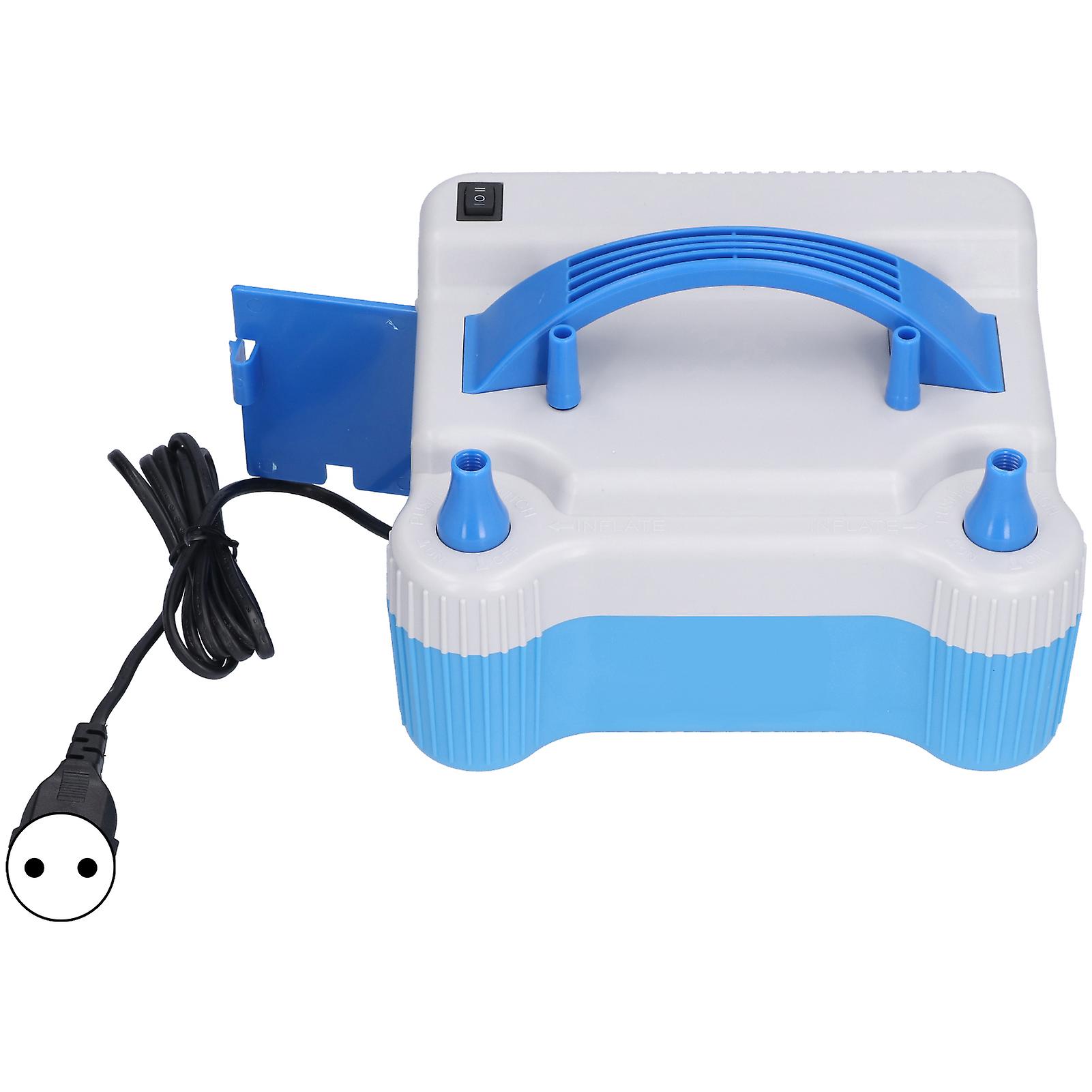 Ergonomic Balloon Pump, Double Nozzle, Non-slip, Stable, Durable, Safe, Convenient, Simple, Balloon Inflator, EU Plug (220-240V)