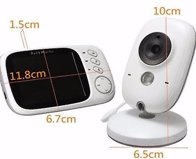 3,2 pouces vidéo babysitting vision nocturne caméra moniteur bébé