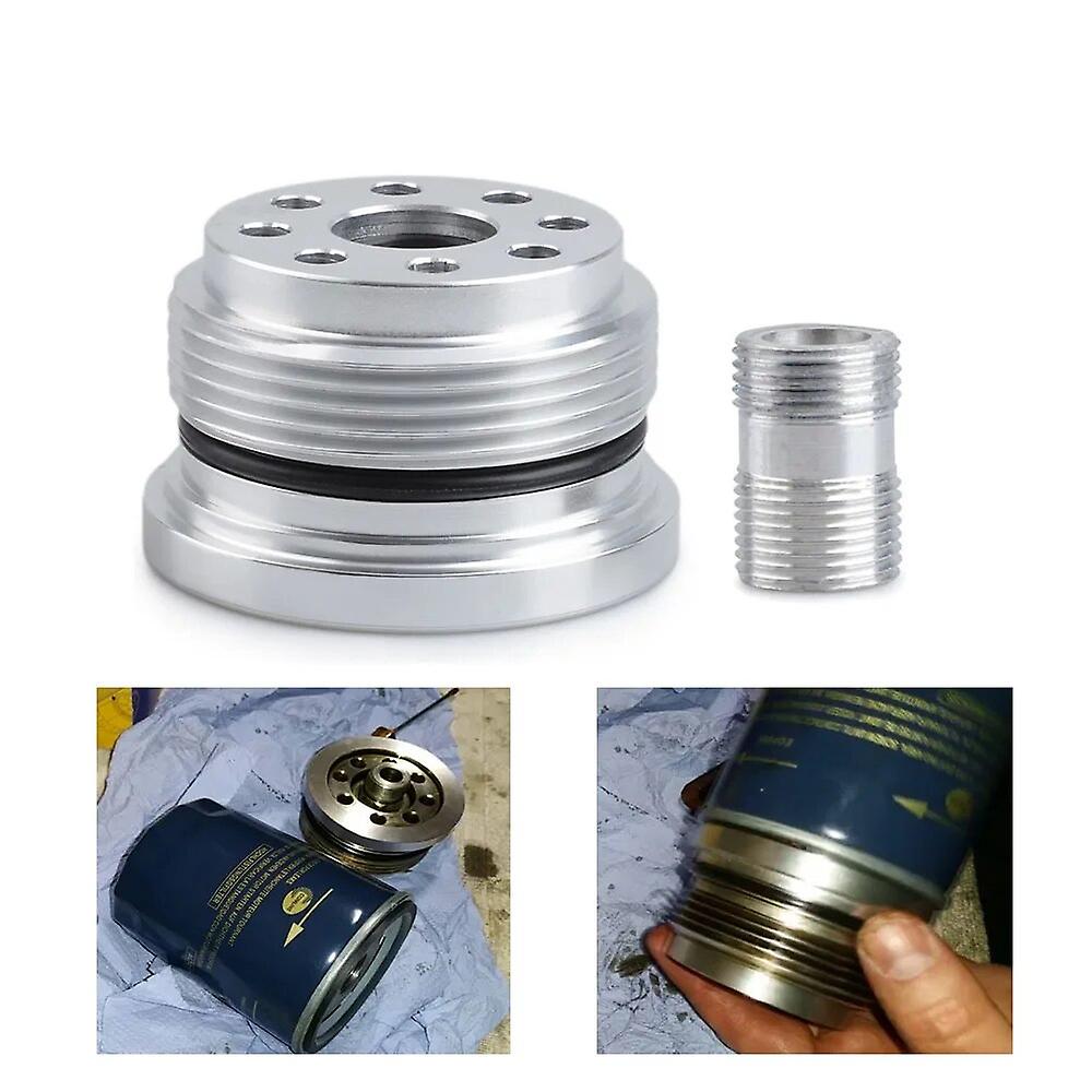 בילט אלומיניום מסנן בנזין מסנן שמן סנדוויץ' מתאם המרת מכוניות מסננים עבור חכם Fortwo 450 ~ 27514