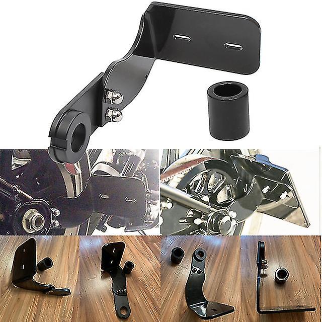 1&Quot;axle License Number Holder Plate Mount Curved Vertical Fit For Harley Softail Fat Boy Breakout Dyna Street Bob 2018-2020