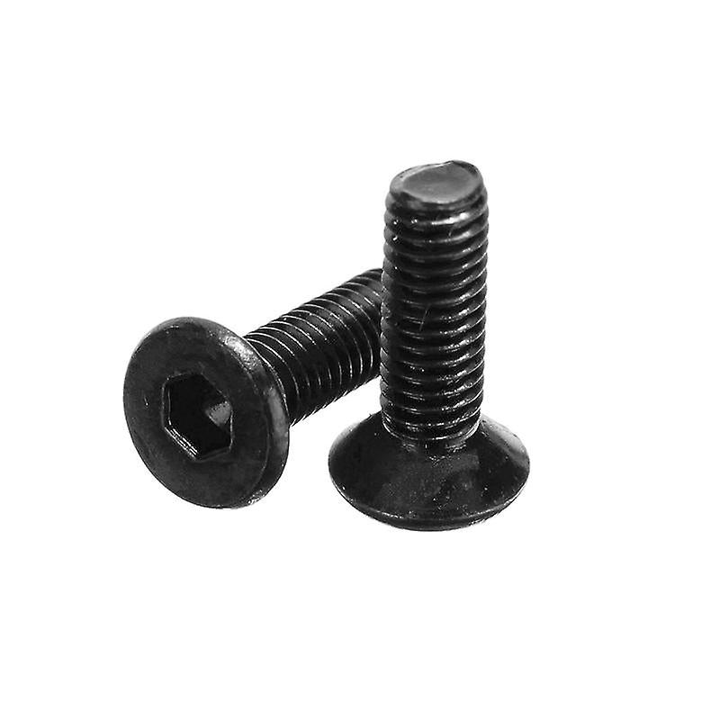 M3ch11 50pcs M3 Carbon Steel Hex Socket Flat Head Countersunk Screws Bolts 4-12mm Length