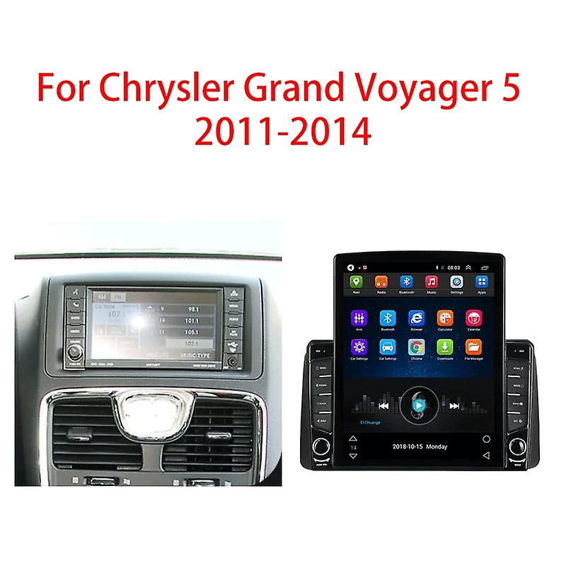 For Chrysler Grand Voyager 5 2011-2014 Tesla Type Android Car Radio Multimedia Video Navigation GPS