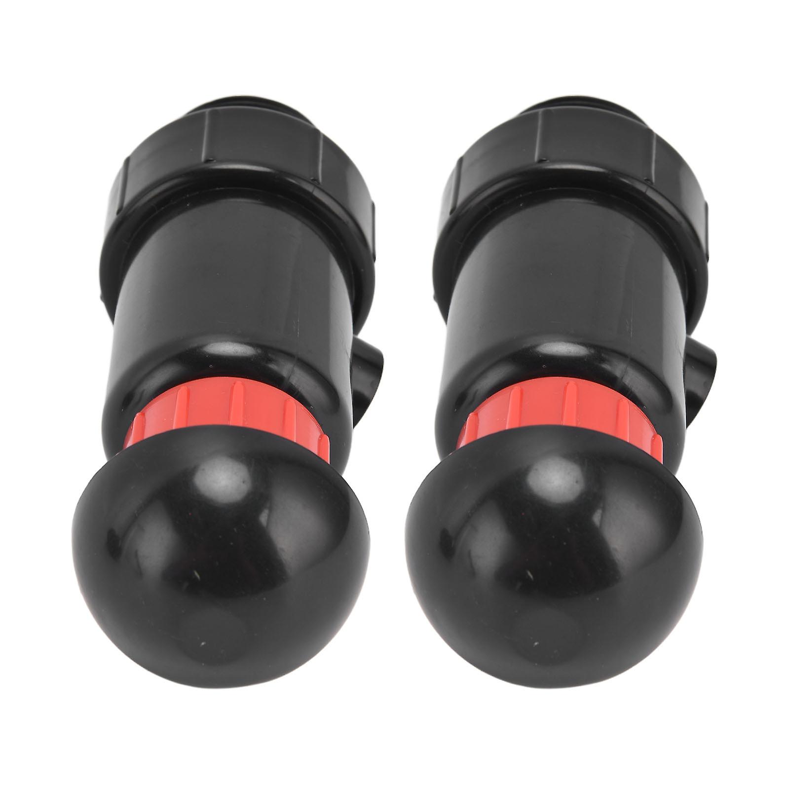 2Pcs Irrigation Exhaust Valve External Thread G3 / 4 Easy Use Good Sealing Automatic Intake Valve