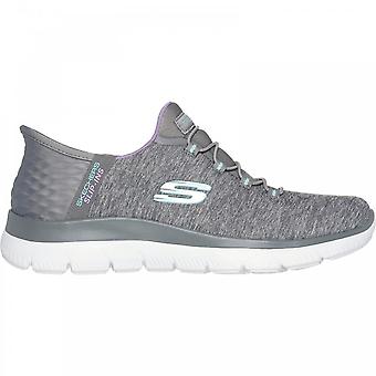 Women's Skechers Slip-Ins: Summits Dazzling Haze | Grey/Multi | Womens Lightweight Easy-wear Trainers
