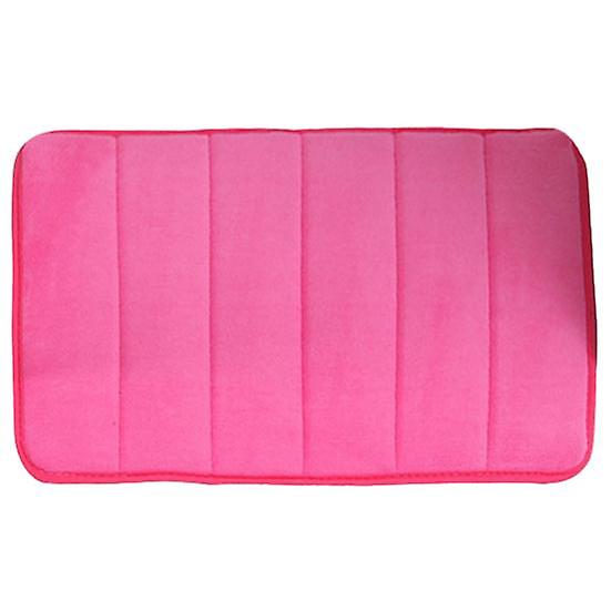 Floor Rug Anti-skid Bottom Great Water Absorption Thick Soft Quick Bounce Vertical Stripes Memory Foam Bath