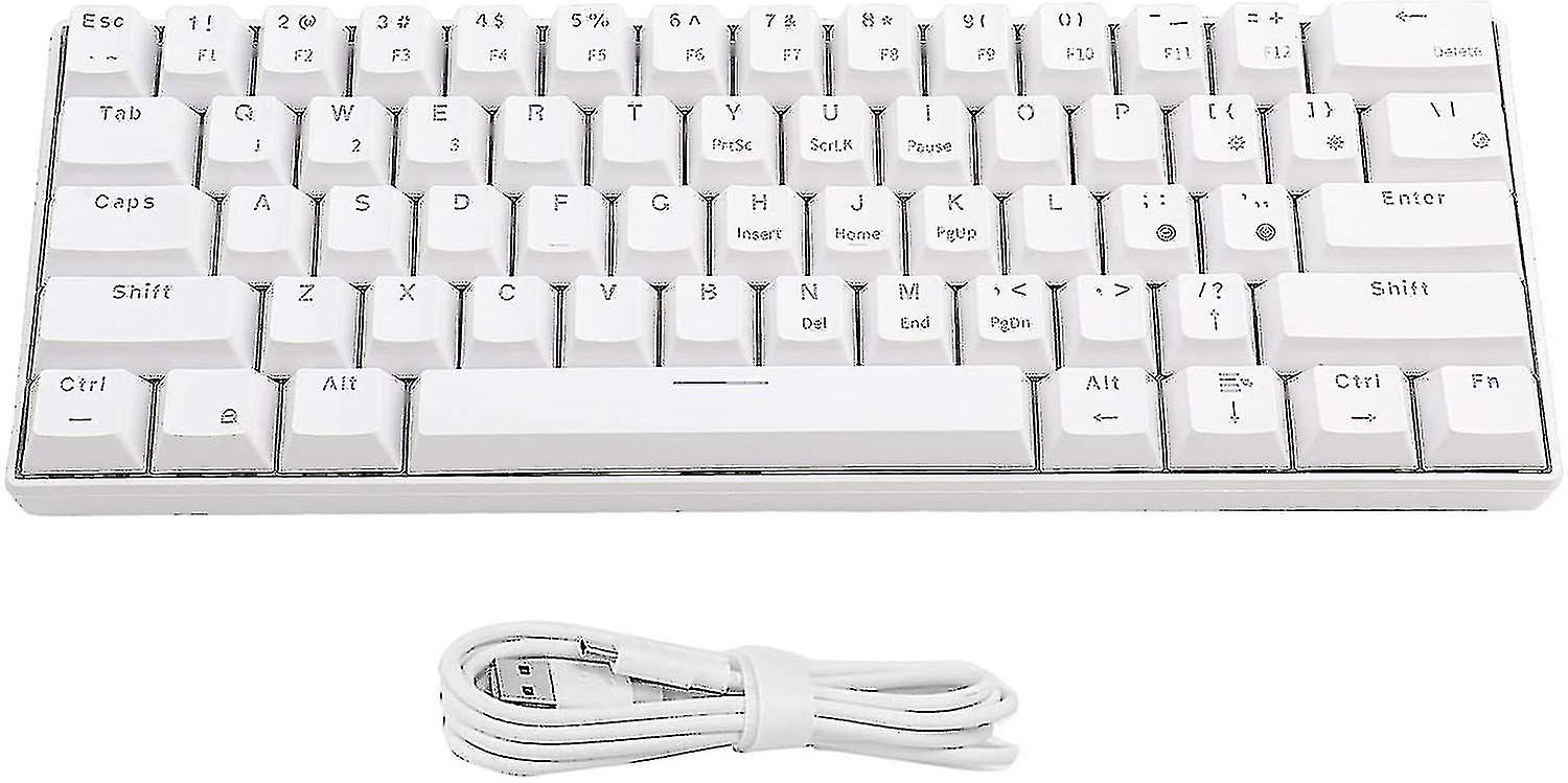 Keyboard, Rk61 Portable Wired / Wireless Bluetooth Mechanical Key