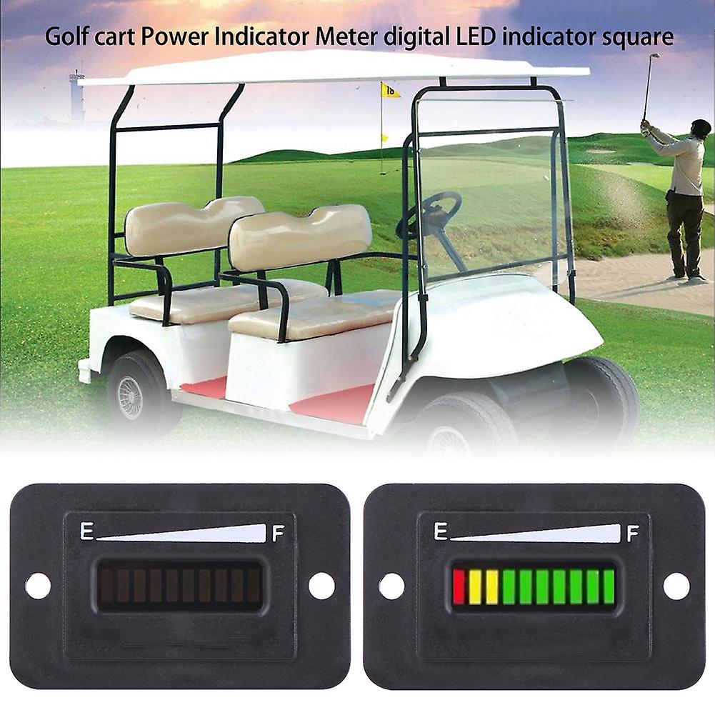 36V LED Digital Battery Indicator for Golf Cart