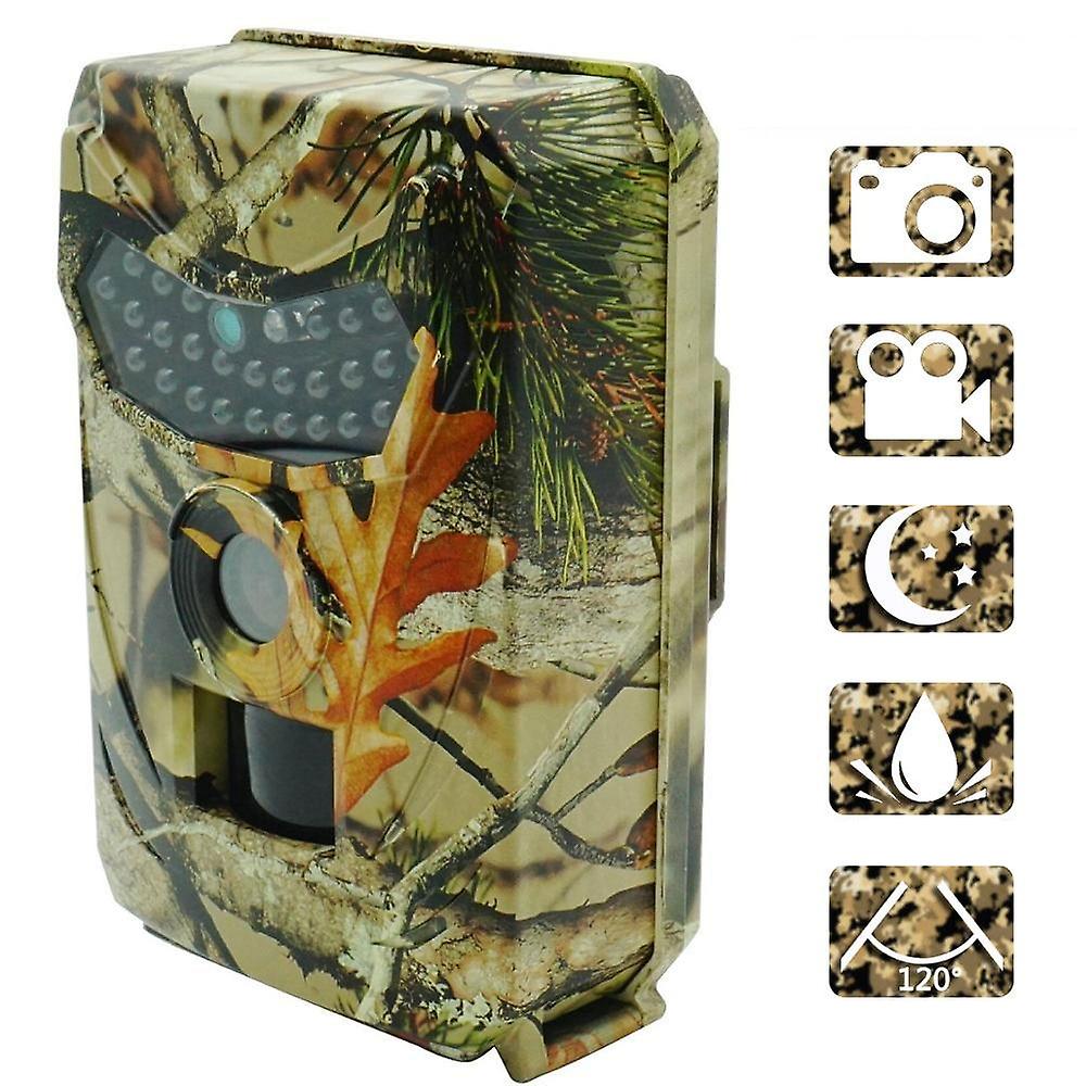 Ebox 12Mp Outdoor Hunting Trail Camera - Hd Waterproof Night Vision Infrared Wild Animal Detector &