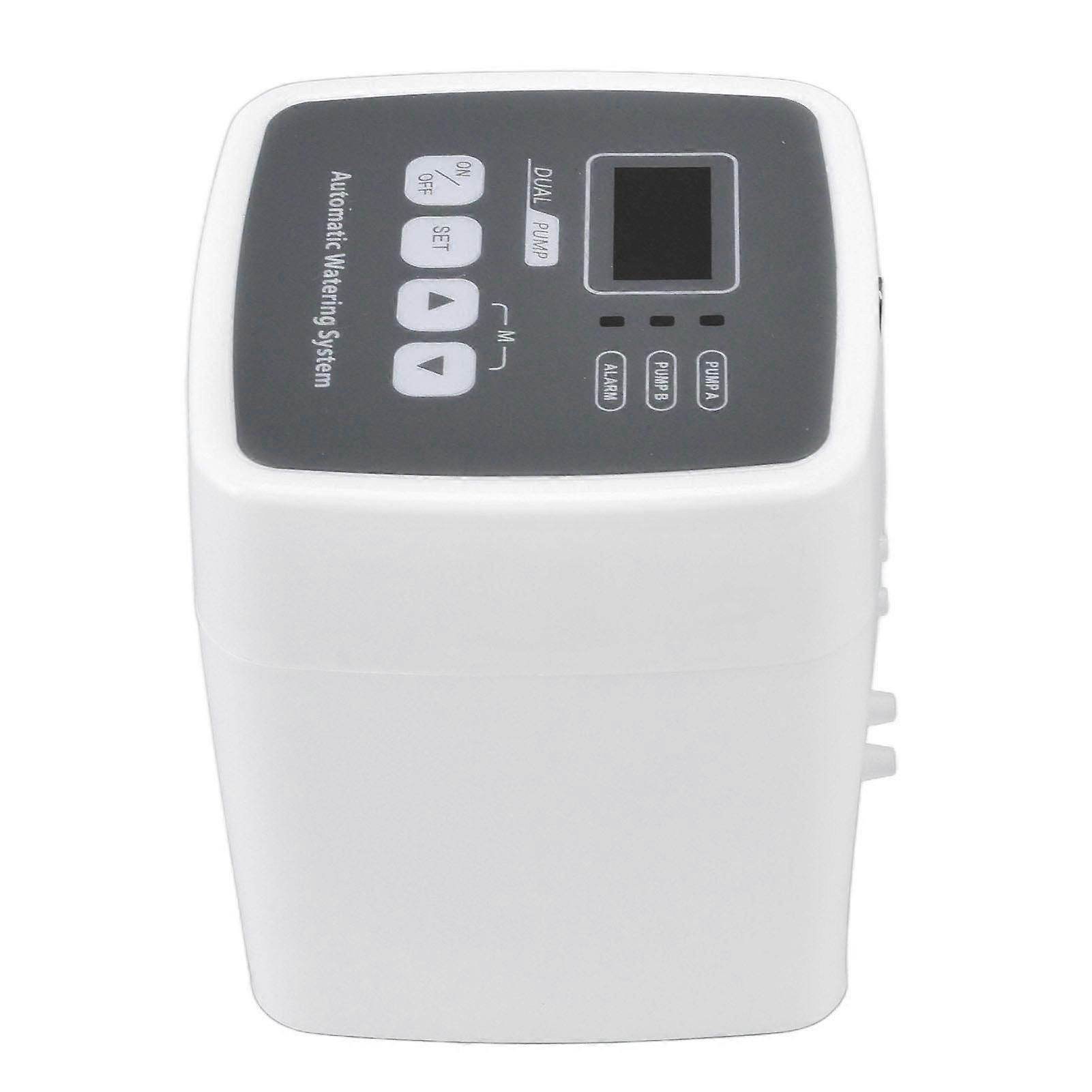 Smart Irrigation Timer Double Pump Automatic Watering Controller Garden Water Timer 110‑240V EU Plug 