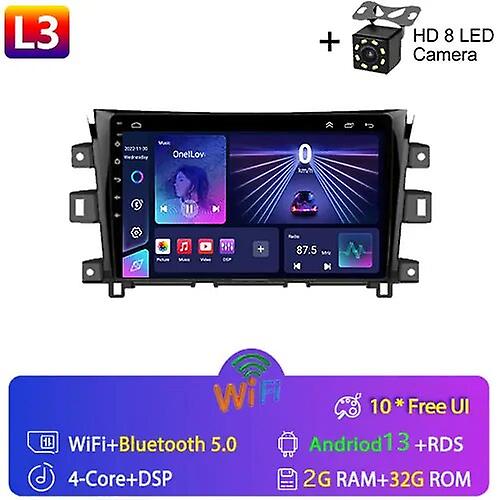 Android 13 Radio For Nissan Navara Frontier Np300 2011 - 2018 Car Stereo Multimedia Player Carplay Auto Gps Navigation 2din