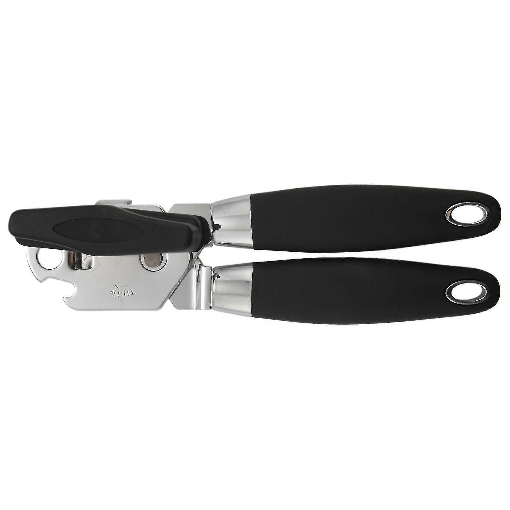 Can Opener, Manual Stainless Steel Can Opener With Non-slip Handle And Ergonomic Knob, Beer Opener