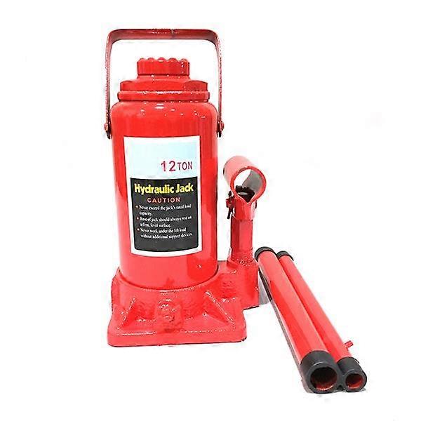 12 Ton Hydraulic Bottle Jack Red 93948