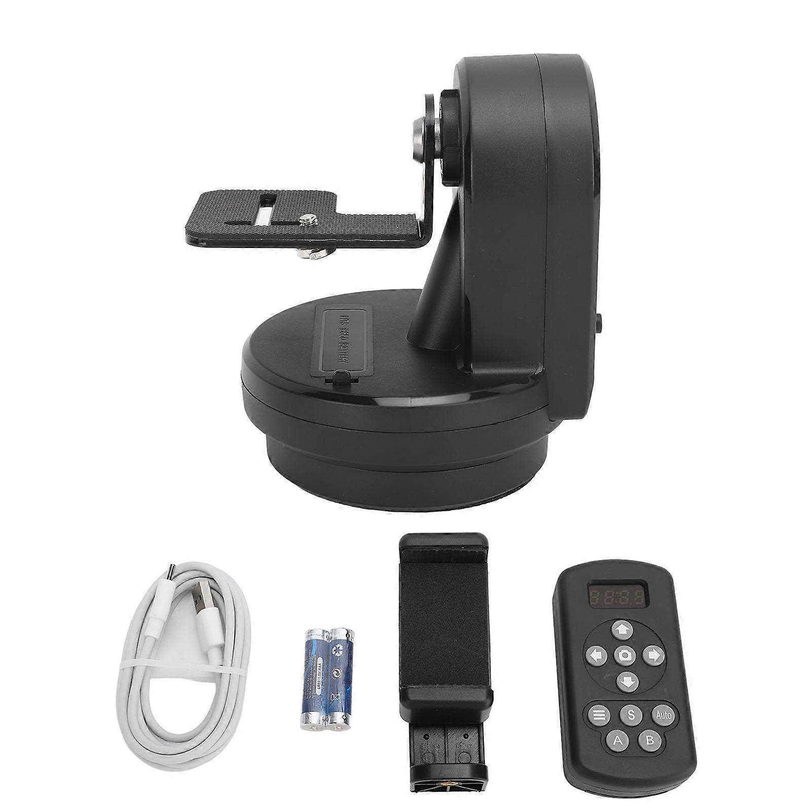 YT800 Rotation Panoramic Pan Tilt Head 5W 2.4Ghz Remote Control 360 Degrees Rotation 1/4in Screw Hole Photography Accessory NO.4519