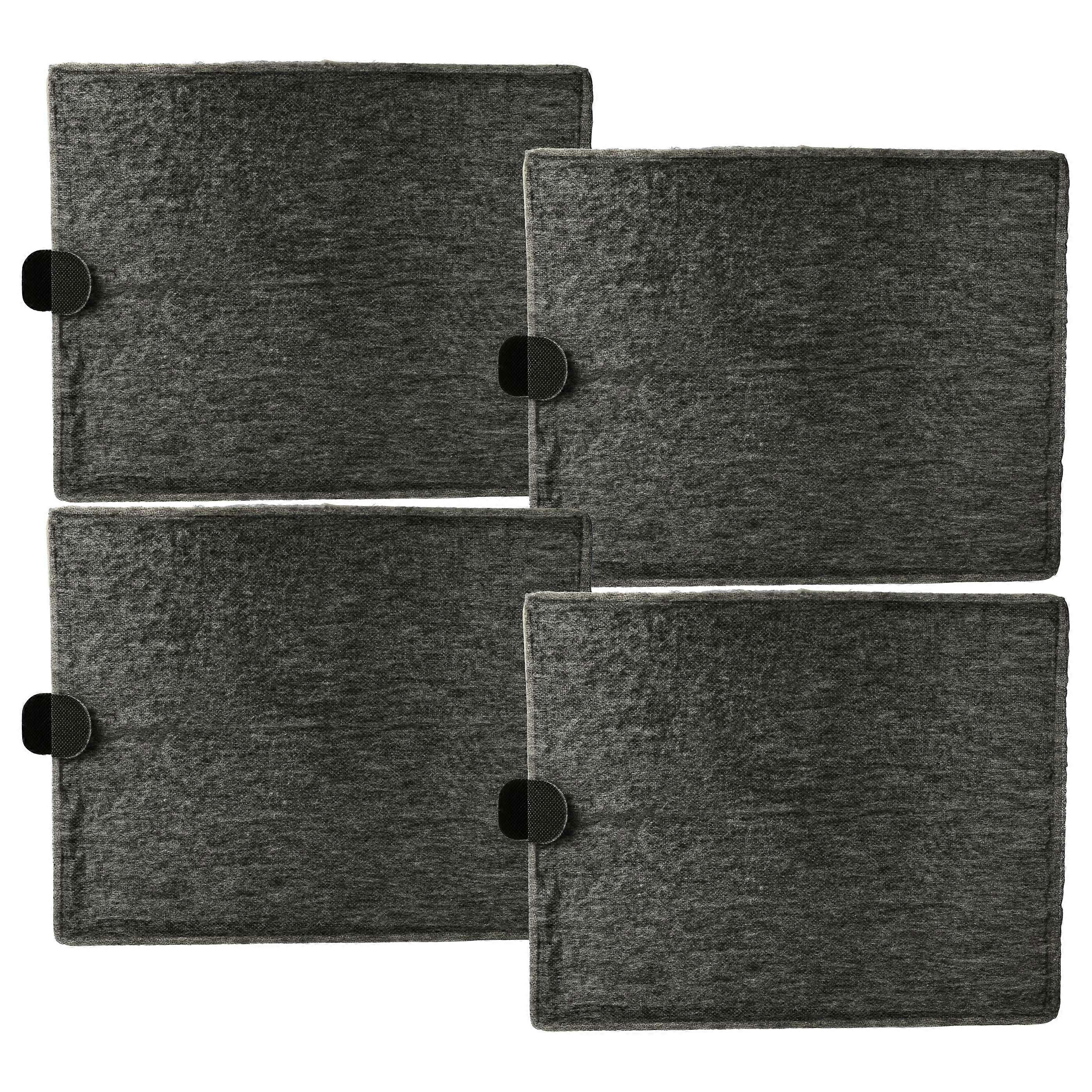 vhbw 4x Aktivkohlefilter kompatibel mit Miele DA 2450-1, DA 5960 W, DA 5966 W, DA 2450, DA 5290 W, DA 5980 W Dunstabzugshaube - 26 x 21,3 x 1,9 cm