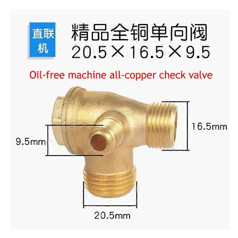 Oljefri tyst luftkompressor Direkt on-line remtyp kolvluftkompressor backventil backventil backventil