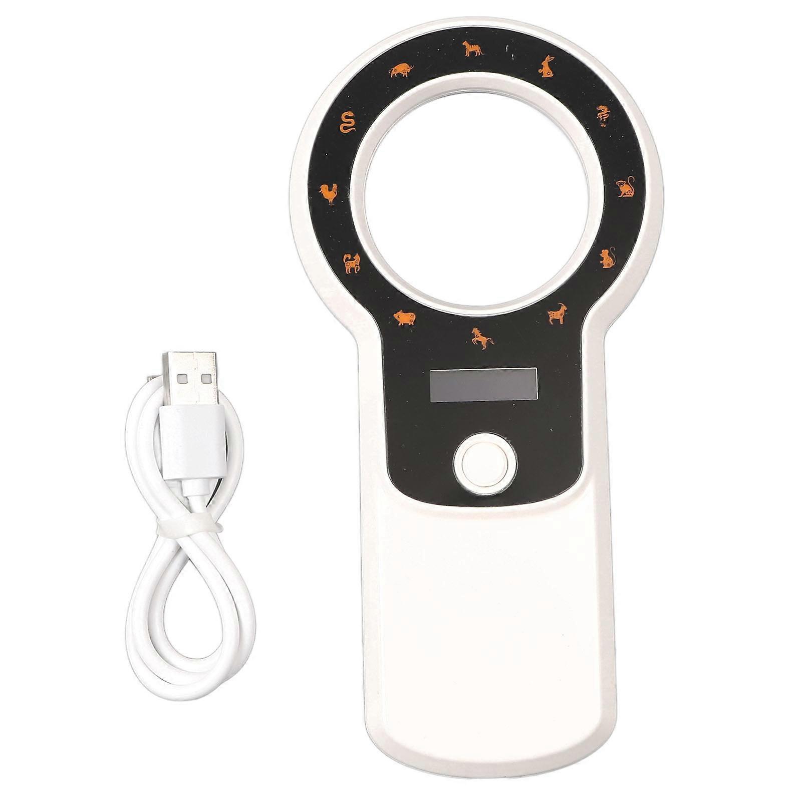 Animal Chip Scanner Data Storage Bluetooth Wireless Connection Pet Id Chip Reader For Dog Cat Management