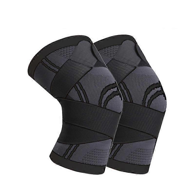GYFDYM 1זוג ספורט גברים דחיסה סד ברך רפידות תמיכה אלסטיות כריות ברכיים ציוד כושר כדורעף כדורסל רכיבה על אופניים
