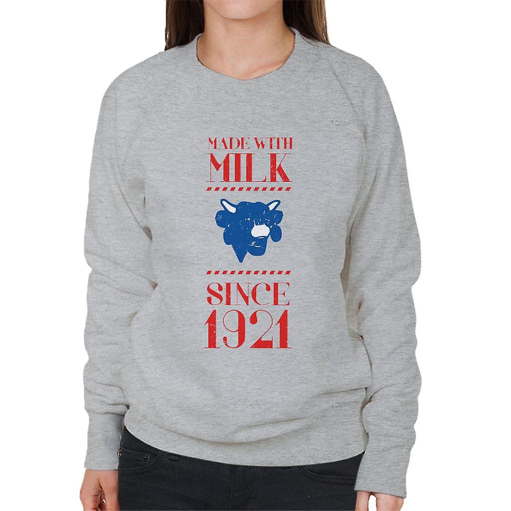 The Laughing Cow Made With Milk Since 1921 Women's Sweatshirt