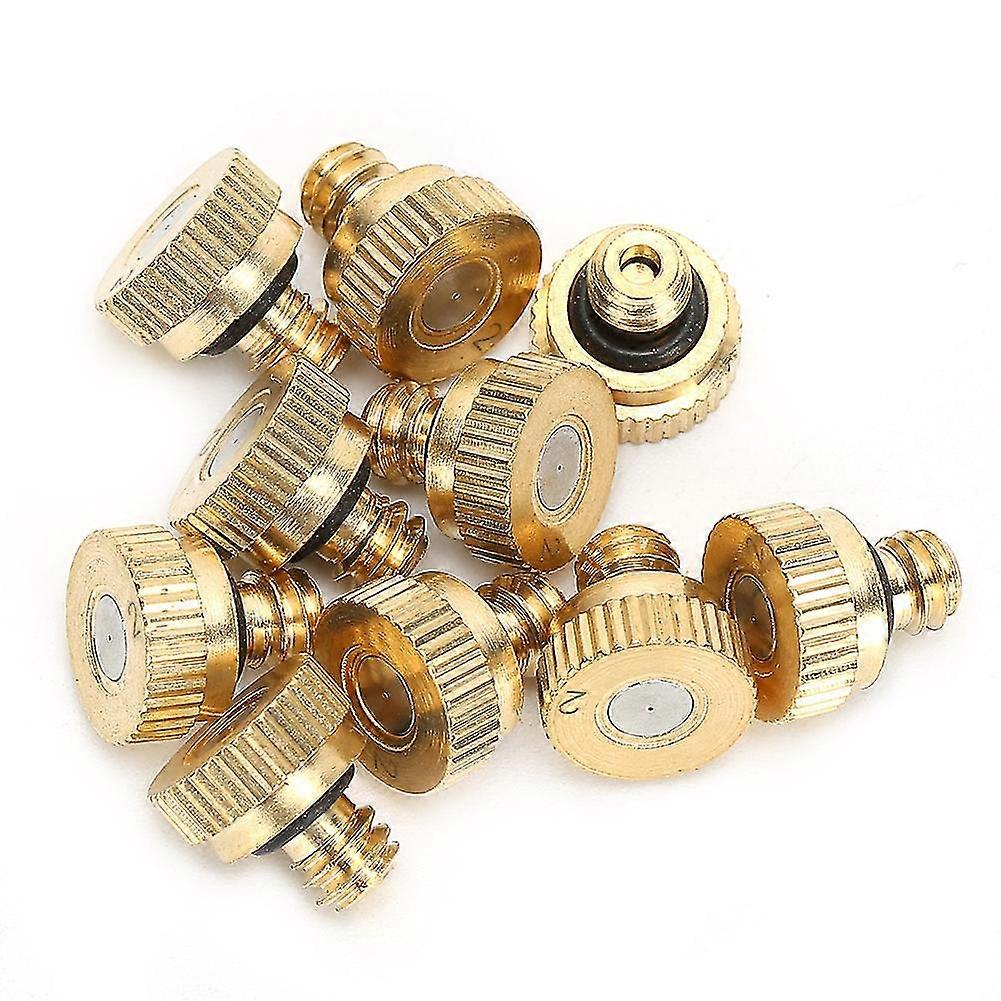 Low Pressure Sprayer Nozzle,10Pcs 0.2mm Tap Water Misting Sprinkle Atomizing Nozzle Solid Performance