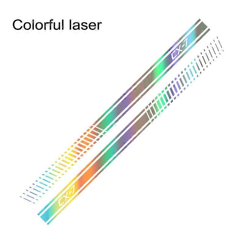 2Pcs Car Door Side Stickers For Mazda CX7 CX-7 Tuning Auto Accessories Exterior Sport Stripe DIY Styling Vinyl Decoration Decals Vehicle Decor Accesso