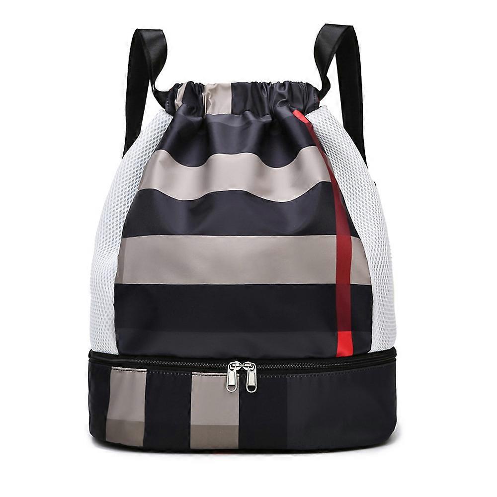 Drawstring Backpack, Drawstring Bag,Drawstring Backpack,Large Wet and Dry Separation Backpack