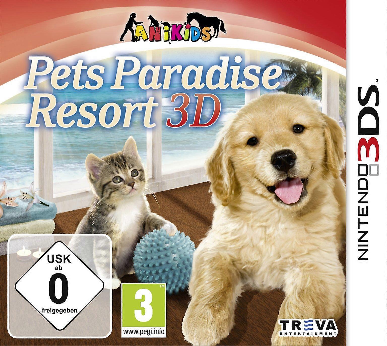 Pets Paradise Resort 3D - Nintendo 3DS - PAL - New & Sealed