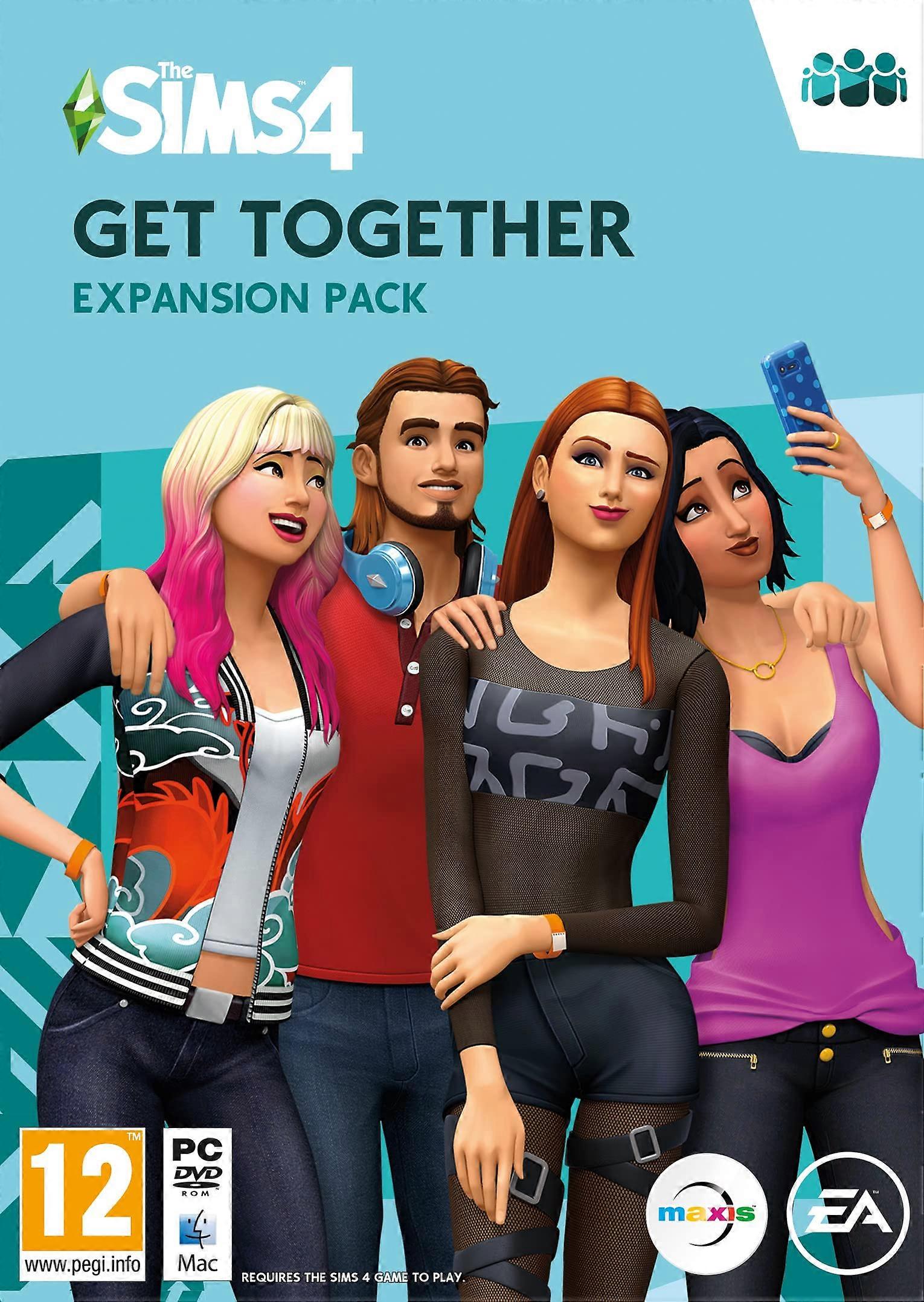 The Sims 4 Get Together (EP2) PCWin  Code In A Box  Video Game  English - New & Sealed