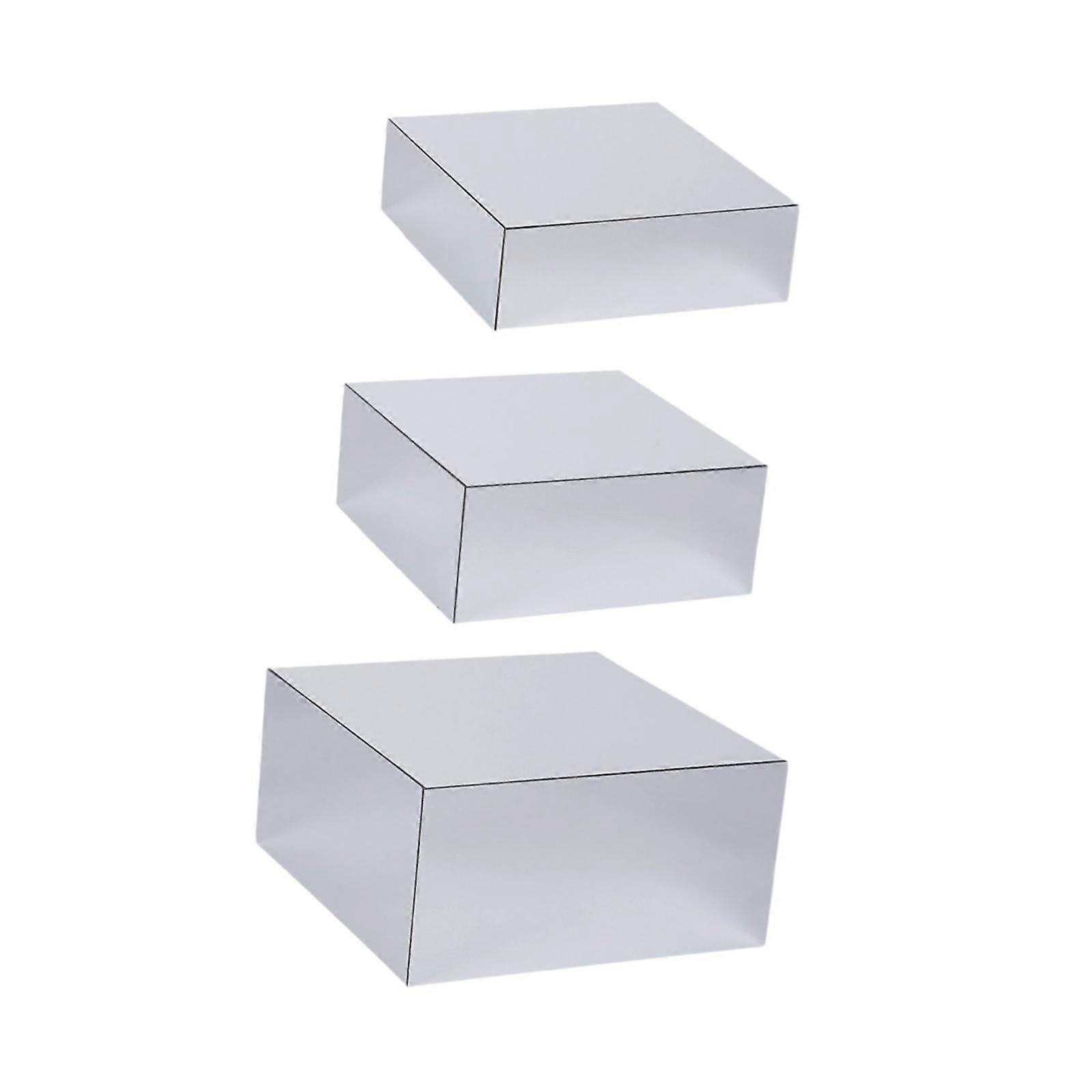 Buffet Riser Acrylic Wedding Multifunctional Parties Cupcake Display Stands 3pcs