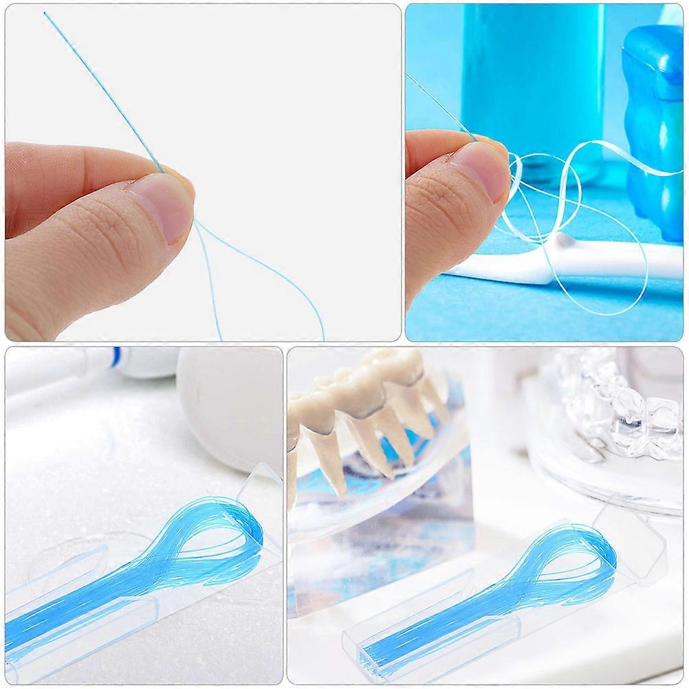 100Pcs Dental Floss Threaders Nylon Floss Threaders for Braces ...
