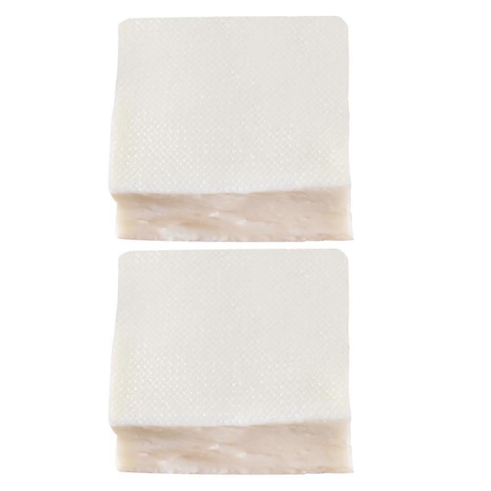 2pcs Simulation Tofu Model Simulation Bean Curd Props Tofu Shape Display Props