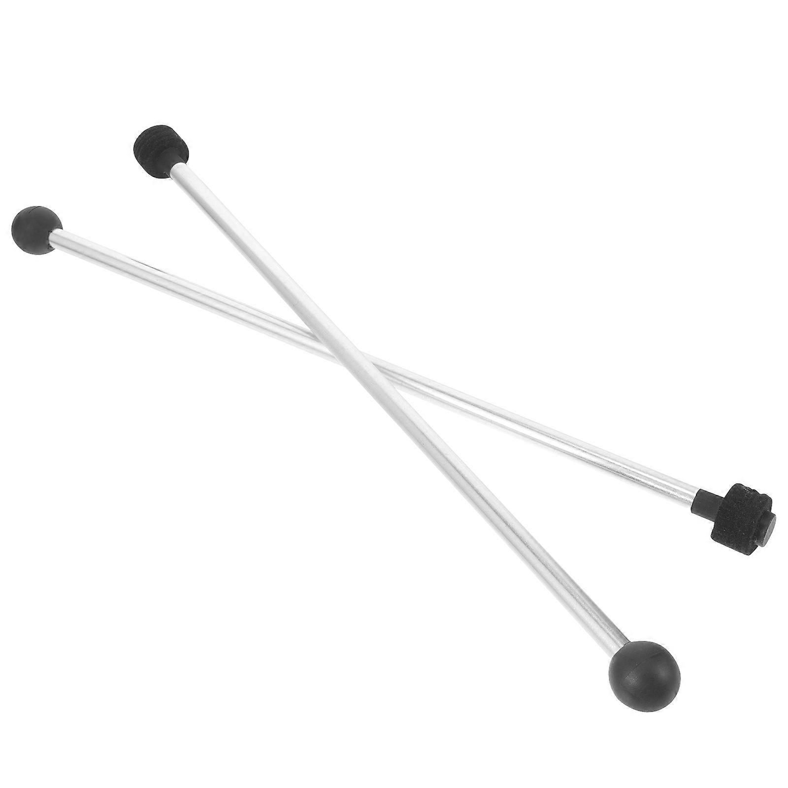 2pcs Non-slip Marimba Mallet Accessory Practical Double-end Xylophone Hammer Percussion Mallet