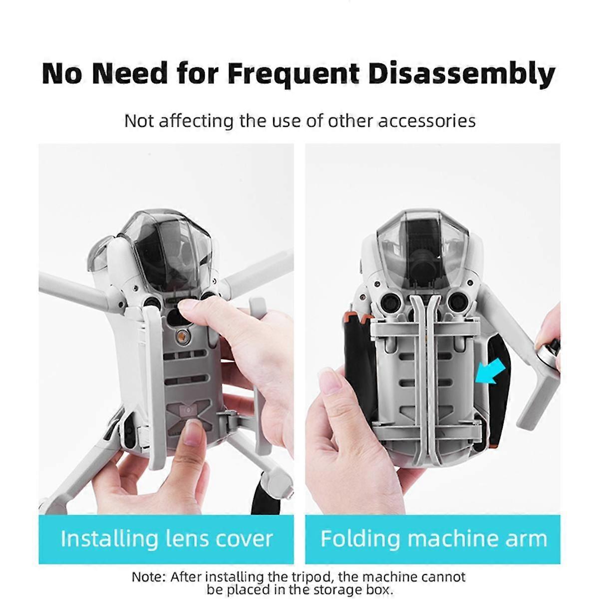 Landing Gear for Mini 4 Pro Drone Foldable Expansion Kit Quick Release Height Protector Extended Le