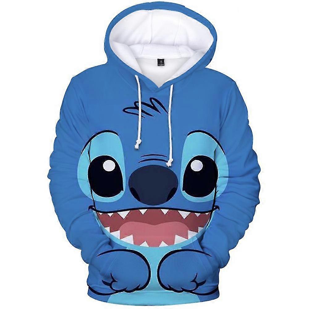 Lilo & Stitch Kids Boys Girls Cartoon Hoodies Casual 3d Printing Sweatshirt Hooded Sweater Tops Clothes