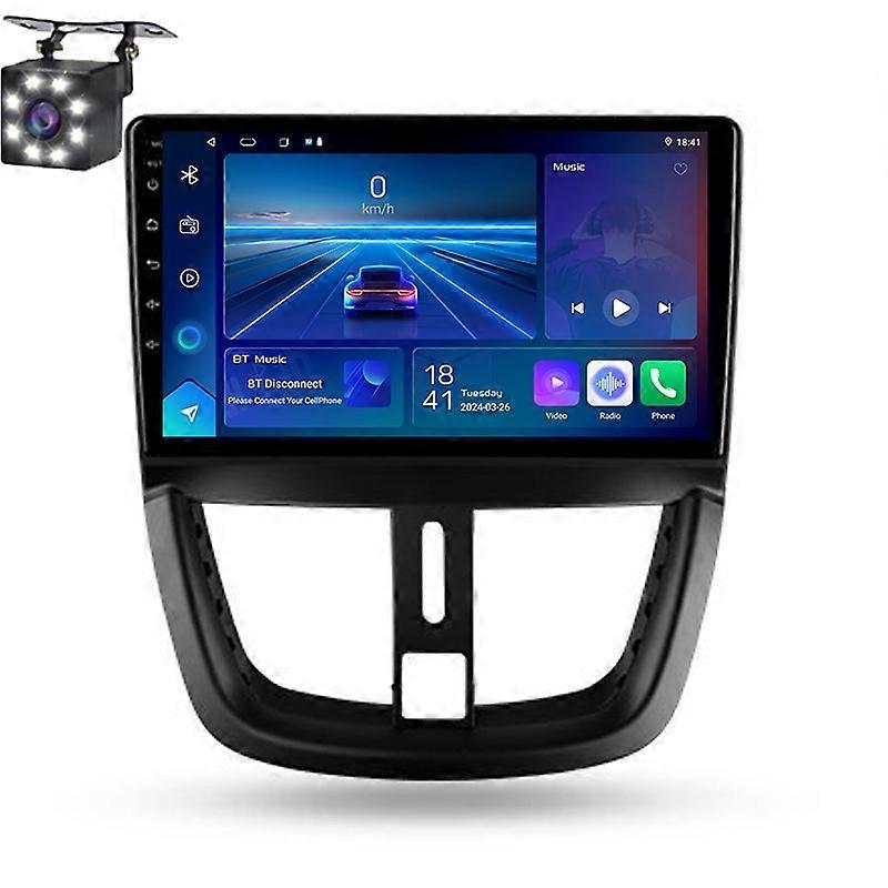 Car Radio Android for Peugeot 207 2006-2015 Multimedia Player Wireless Carplay Android Auto Head